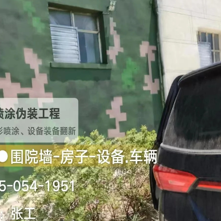 顺义数码迷彩漆施工